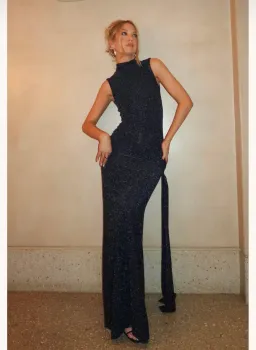 Arcina Ori Monica Dress Midnight Blue Size XS / AU 6 for rent on The Volte - image 1