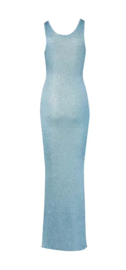 Asta Resort Ana Dress Baia Blue Sequin Size XS / AU 6 for rent on The Volte - image 4
