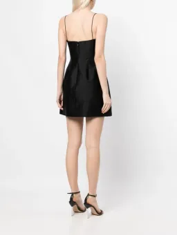 Rachel Gilbert Rozalia Mini Dress in Black Size 2 / AU 10 for rent on The Volte - image 2