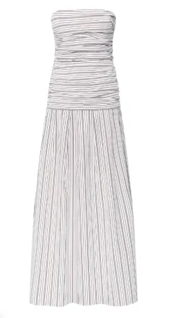 Anna Quan Isadora Maxi Dress Tobacco Stripe Size 6 for rent on The Volte - image 3