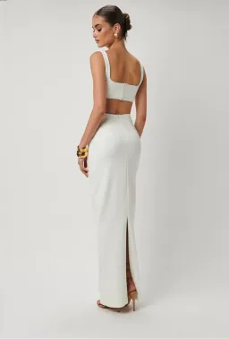 Effie Kats Gabriela Gown Ivory Size XS / AU 6 for rent on The Volte - image 3