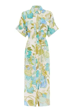 Alemais Janis Shirt Midi Dress Floral AU12 for rent on The Volte - image 4