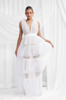 Lexi Zendaya Dress White Size 14 for rent on The Volte - image 1