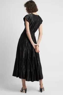 Aje Serendipity Reflection Midi Dress Black Size 10 for rent on The Volte - image 3
