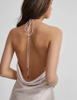 Lexi Maria Midi Dress Pink Size 6 for rent on The Volte - image 4