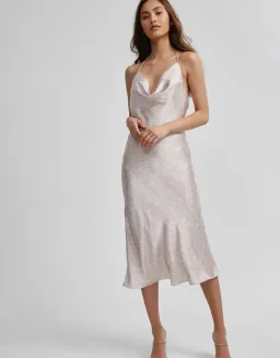 Lexi Maria Midi Dress Pink Size 6 for rent on The Volte - image 1