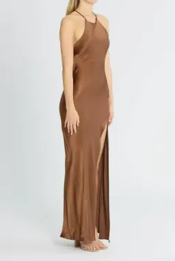 Bec & Bridge Annika Maxi Dress Brown Size 8 for rent on The Volte - image 2