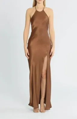 Bec & Bridge Annika Maxi Dress Brown Size 8 for rent on The Volte - image 4
