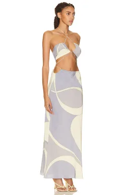 Sir The Label Adrianna Deconstructed Dress Cesco Print Size 3 / 12 AU for rent on The Volte - image 2
