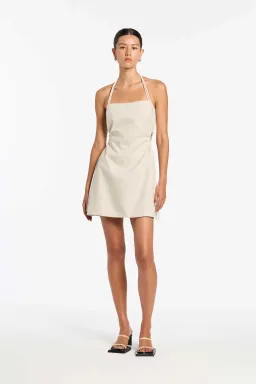 Sir The Label D'Orsay Corded Strapless Mini Dress Ecru Size 8 for rent on The Volte - image 1