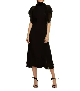 Lover Serene Midi Dress Black Size 6 for rent on The Volte - image 2