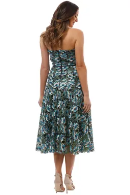 Moss and Spy Gardenia Strapless Dress Floral Size 12 for rent on The Volte - image 3