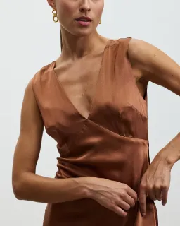 Hansen & Gretel Jessa Dress Fudge Size XS / AU 6 for rent on The Volte - image 2