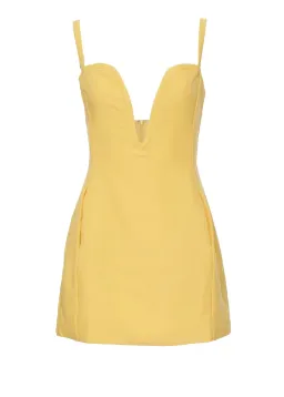 Atoir All Caught Up Mini Dress Yellow Size 8 for rent on The Volte - image 3