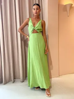 Issy Blue Skies Dress In Apple Size 6  for rent on The Volte - image 2