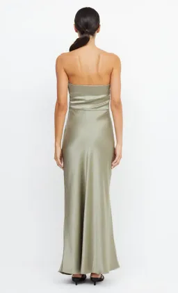 Bec & Bridge The Dreamer Strapless Dress Sage Size 8 for rent on The Volte - image 2