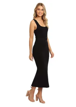 Nicholas Bodycon Midi Dress Black Size 12 for rent on The Volte - image 1
