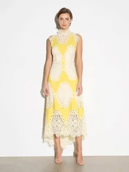 Moss and Spy Mimosa A Line Yellow/Ivory  for rent on The Volte - image 2