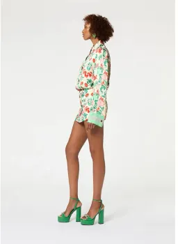 Muma World Pomelo Illustrated Shirt Mini Dress Multi Size M / AU 8-10 for rent on The Volte - image 2