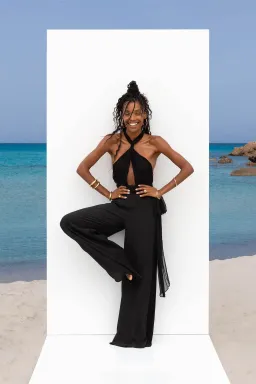 Rat & Boa Montana Jumpsuit in Black Size L / AU 12 for rent on The Volte - image 1