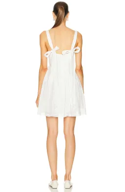 Zimmermann Alight Corset Mini Dress in Ivory Size 0 / AU 8 for rent on The Volte - image 6