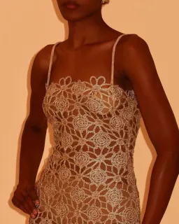 Arcina Ori Kendra Dress Gold Size S / AU 8 for rent on The Volte - image 4