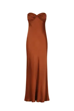 Hansen And Gretel Becca Dress in Chestnut Size Small / AU 8 for rent on The Volte - image 3