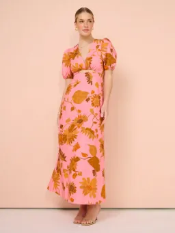 Roame Kozmo Dress Jarome Floral Print Size 2 / AU 10 for rent on The Volte - image 1