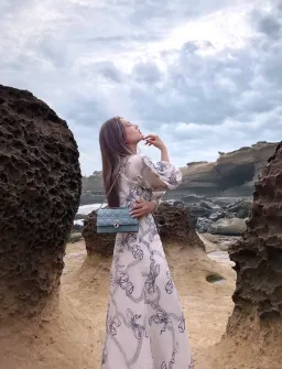 Zimmermann Day Midi Dress in Navy Bows Size 0/AU 8 for rent on The Volte - image 4