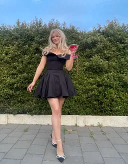 House of CB Elida Mini Dress Black Size S/ AU 8 for rent on The Volte - image 3