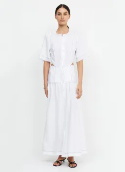 Bec & Bridge Cassie Maxi Dress Ivory Size 10 for rent on The Volte - image 1