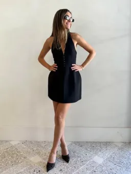 Camilla & Marc Petra Mini Dress Black Size 12 for rent on The Volte - image 2