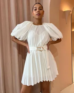 Acler Hudson Dress in Cream Size 12 for rent on The Volte - image 2