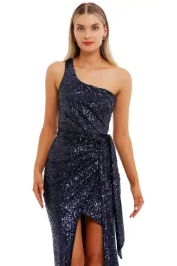Nookie Palazzo Gown in Navy Size 10 for rent on The Volte - image 3
