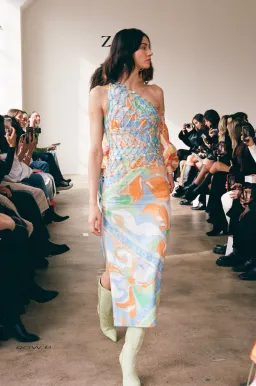 Zaco Pandora Midi Dress Calista Aliza Print Size S / AU 8 for rent on The Volte - image 4