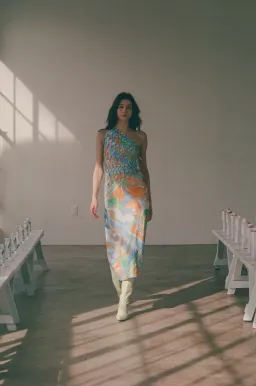 Zaco Pandora Midi Dress Calista Aliza Print Size S / AU 8 for rent on The Volte - image 1