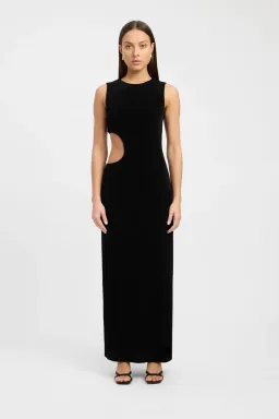 Kookai Margot Maxi Dress Black Size 8  for rent on The Volte - image 1