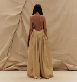 Paris Georgia Paloma Dress in Sand Size S / AU 8 for rent on The Volte - image 3