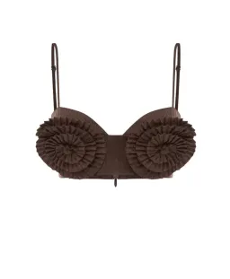 Alemais Helix Crop Top Brown Size 8 for rent on The Volte - image 5