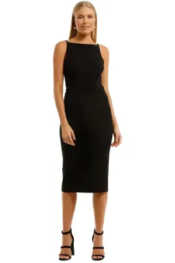 Pasduchas Frisk Midi Dress in Black Size 14 for rent on The Volte - image 1