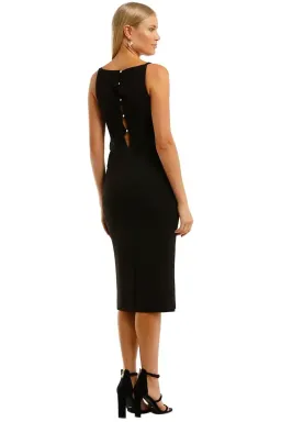 Pasduchas Frisk Midi Dress in Black Size 14 for rent on The Volte - image 3