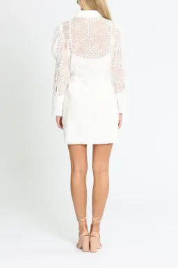 Pasduchas Parlour Dress in Ivory Size 14 for rent on The Volte - image 3