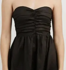 Dissh Bonnie Sweetheart Strapless Midi Dress Black Size 6 for rent on The Volte - image 5