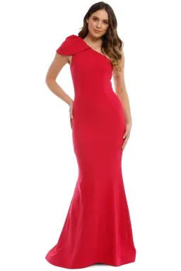 Rebecca Vallance Poppy Gown in Red Size 8 for rent on The Volte - image 1