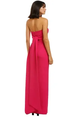 Rebecca Vallance Natalia Tie Gown in Magenta Size 14 for rent on The Volte - image 3