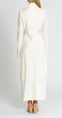 Camilla and Marc Viola Midi Dress Cream Size 8 for rent on The Volte - image 2