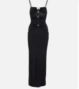 Christopher Esber Pierced Orbit Column Midi Dress Black Size 6 for rent on The Volte - image 5
