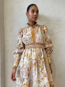 Alemais Solitaire Dress Watercolour Size AU 6 for rent on The Volte - image 4