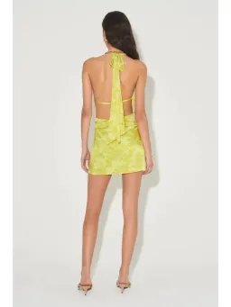 Hansen & Gretel Tenzing Mini Dress Paradise Green Size AU 6 for rent on The Volte - image 3