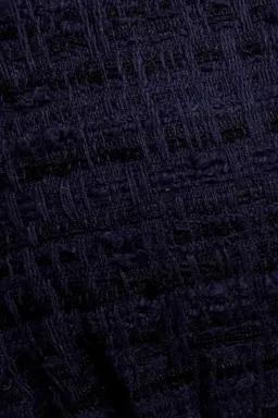 Zimmermann Runway Halter Neck Bodice and High Tide Tweed Short Set in Navy Size 0 / AU 8 for rent on The Volte - image 4